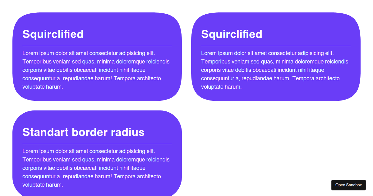 squirclify example (forked) - Codesandbox