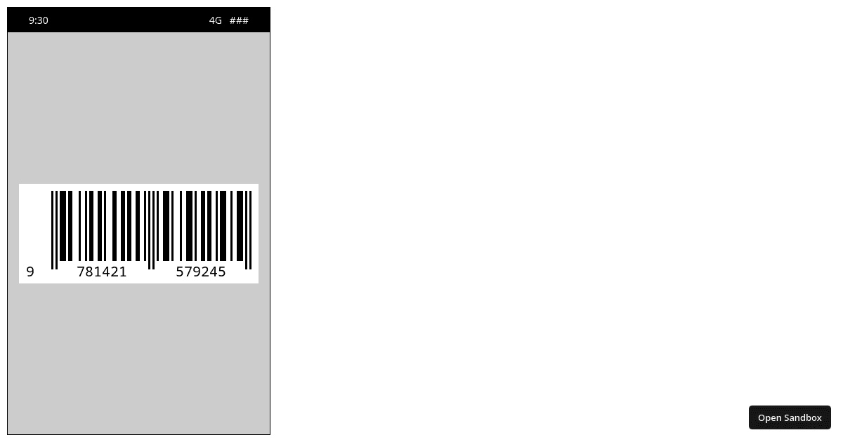 Barcode (forked) - Codesandbox