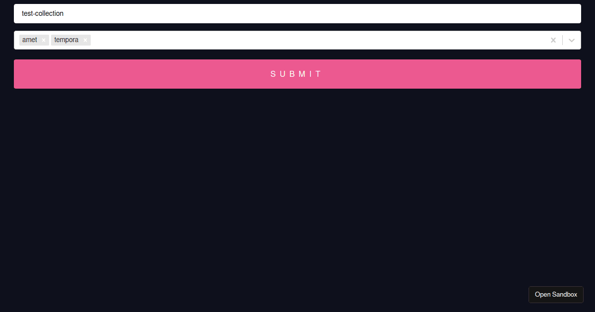 React Hook Form (JS) (forked) - Codesandbox
