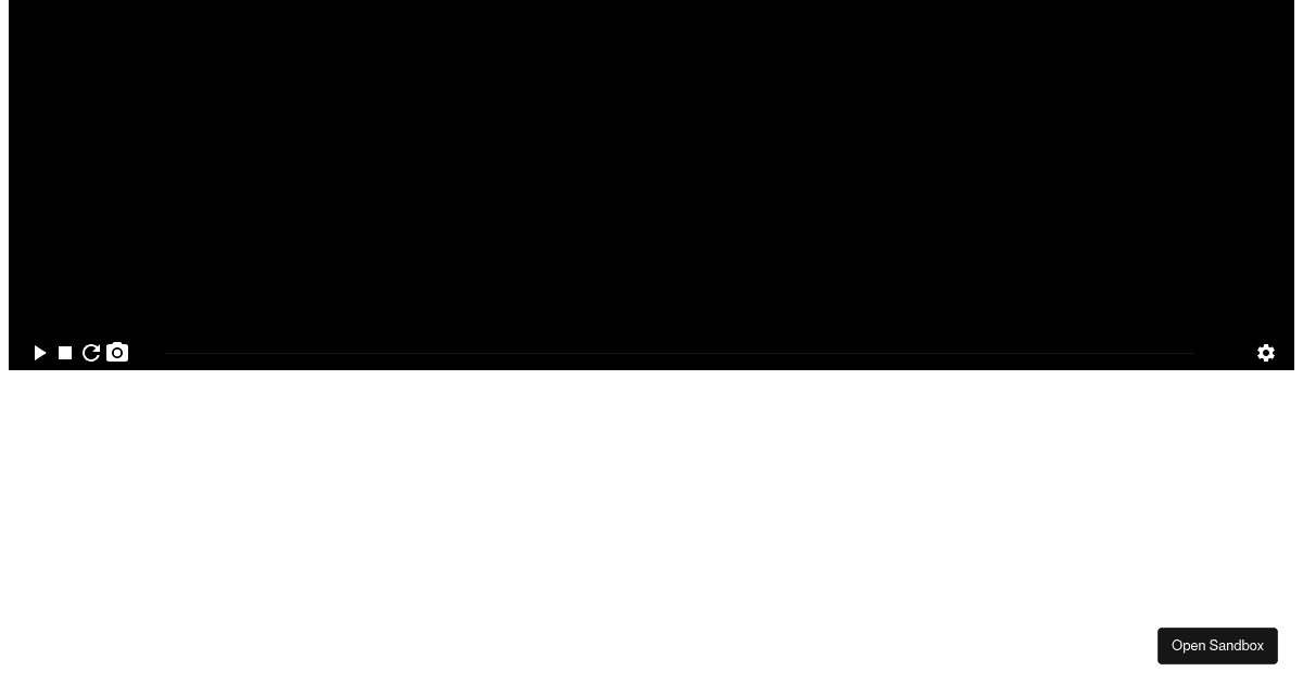 mediastreamlibrary v13 (forked) Codesandbox