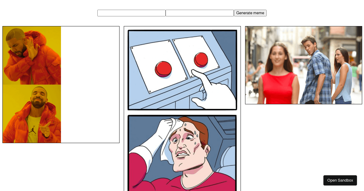 memes-generator - Codesandbox