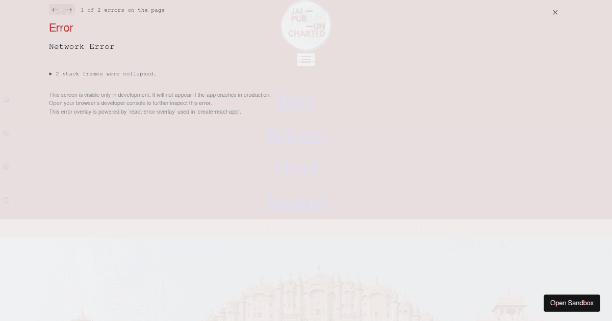 frontend - Codesandbox