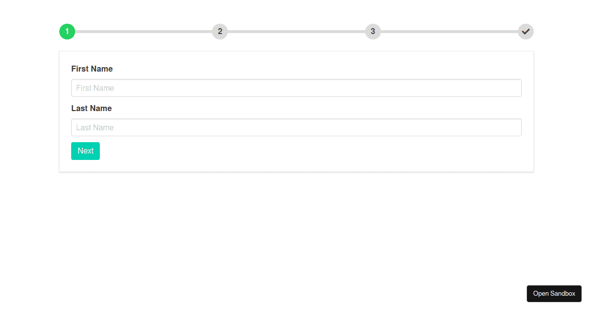 step-form (forked) - Codesandbox