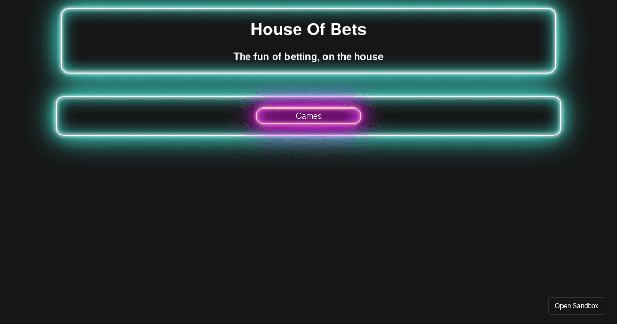 house of bets