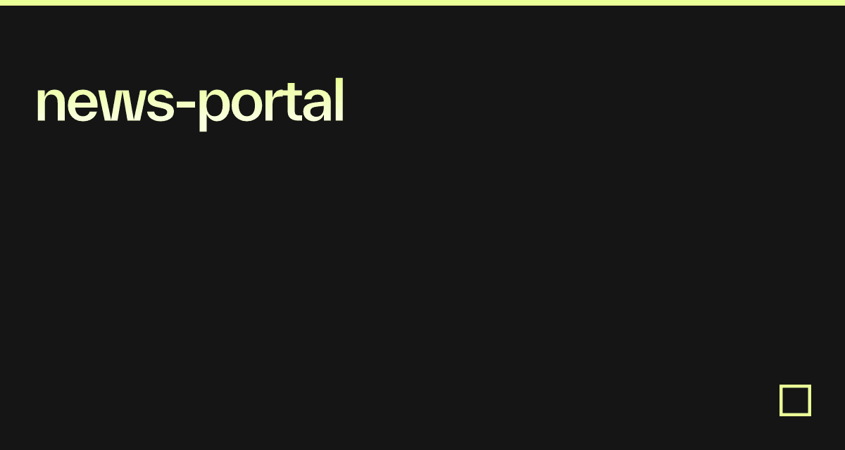 news-portal - Codesandbox