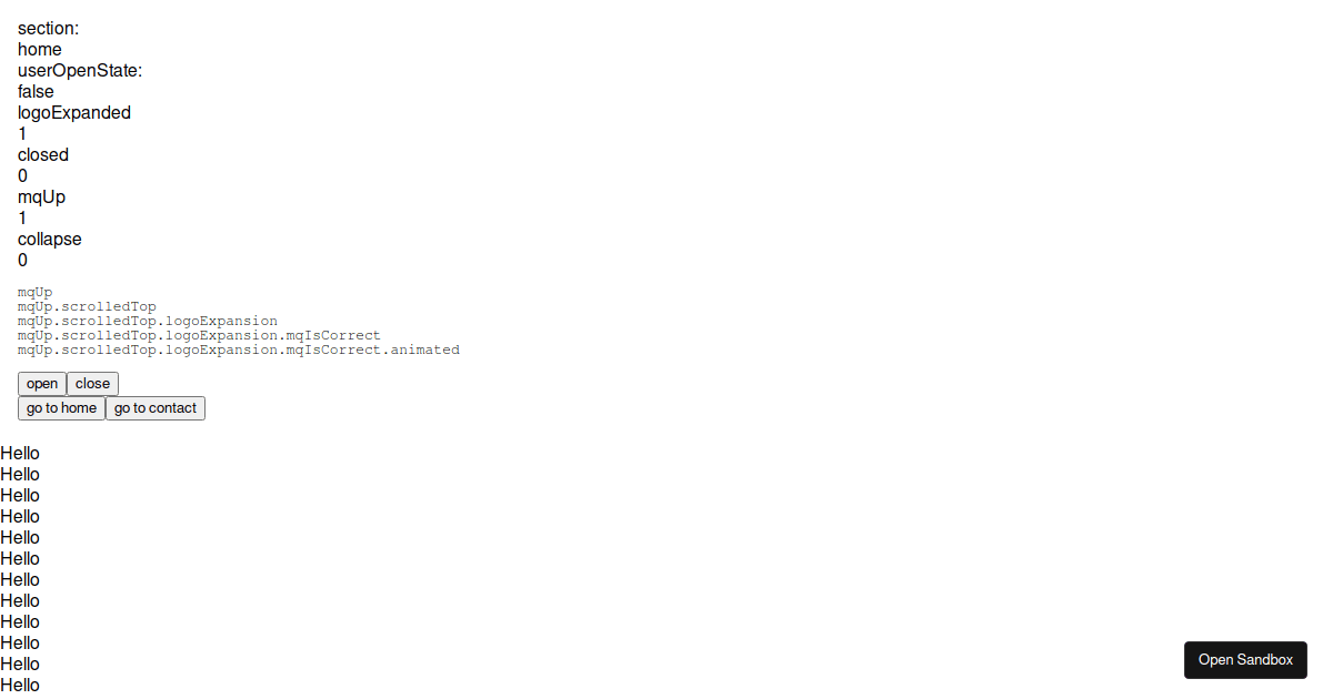 xlogic appbar 2 - Codesandbox