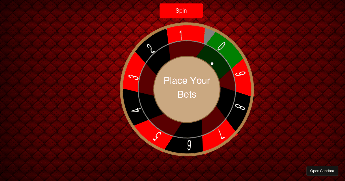 roulettedemo Codesandbox