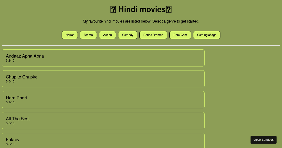 hindi-movies-app - Codesandbox