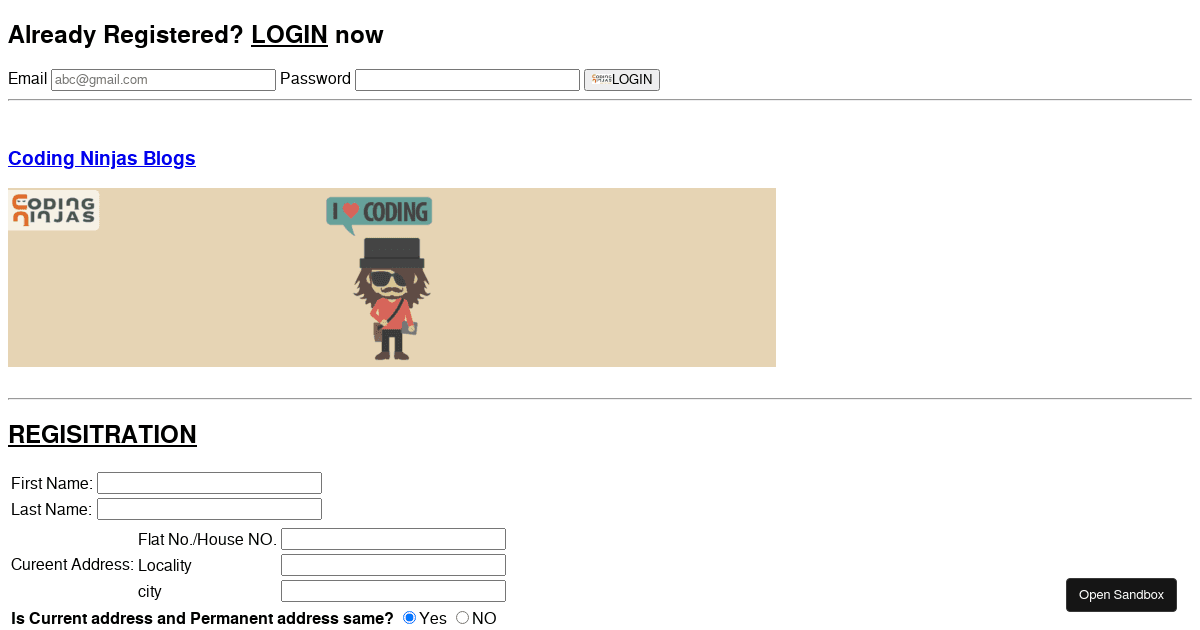create-multiple-forms - Codesandbox
