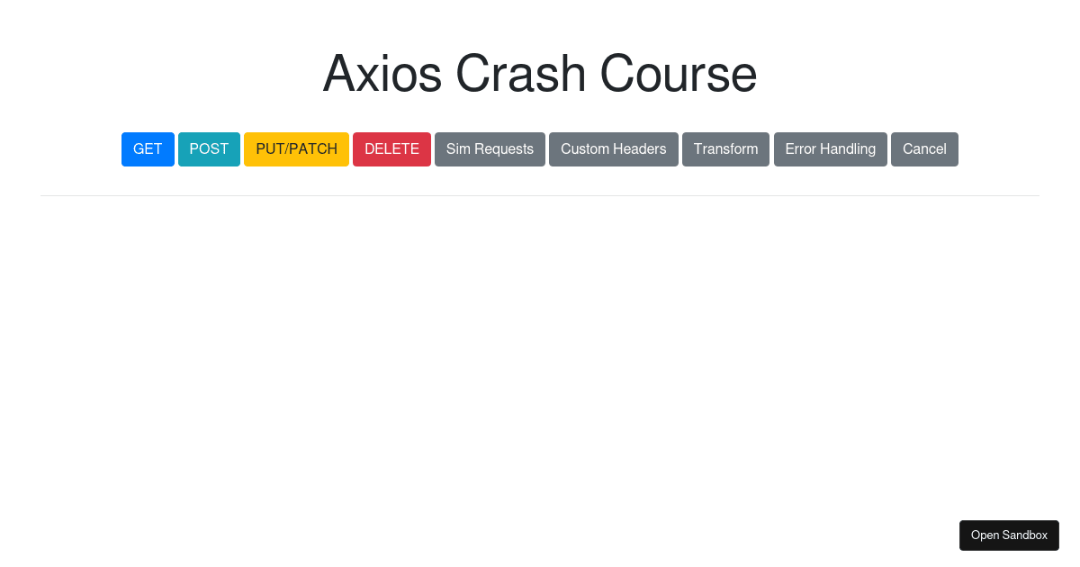 static - Codesandbox