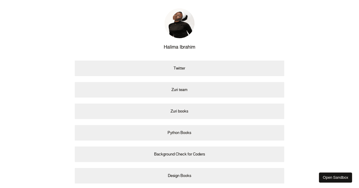 react - Codesandbox