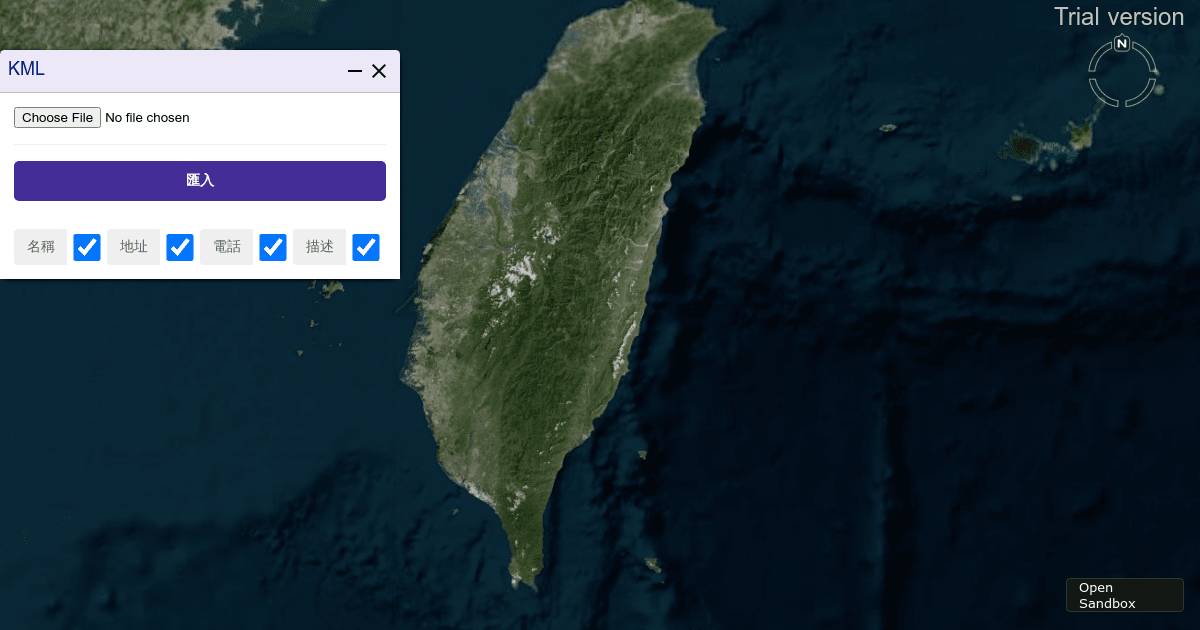 Kml Sample widget-KML-sample - Codesandbox