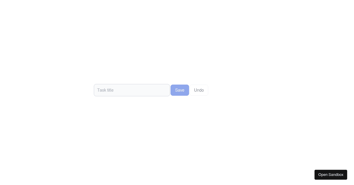 useReducer - Codesandbox