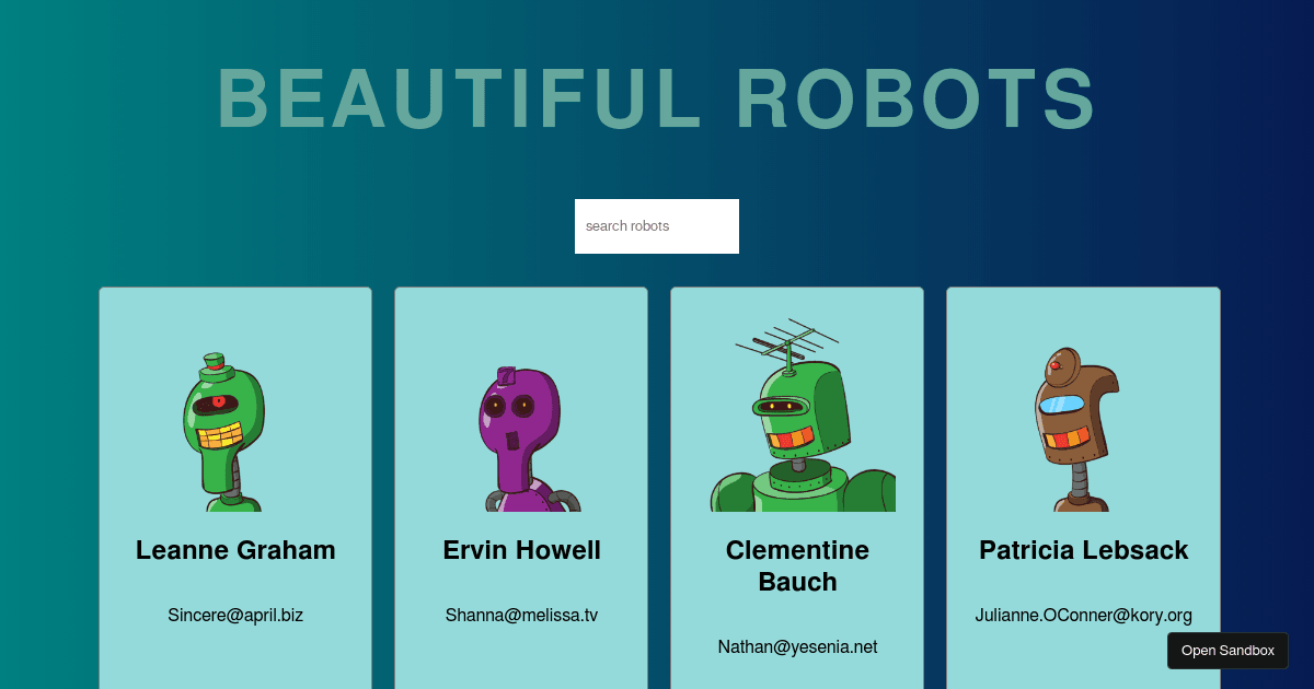 react - Codesandbox