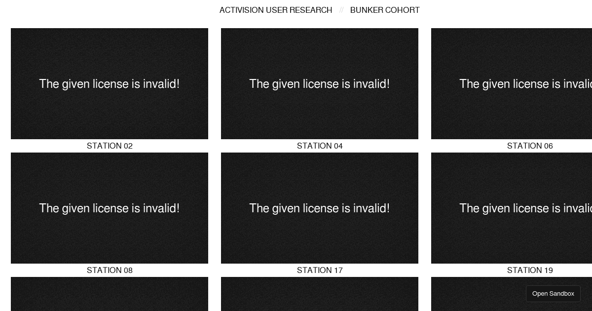 Activision - Codesandbox