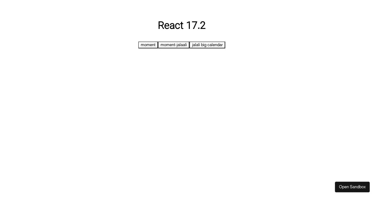 react typescript big calendar (forked) - Codesandbox