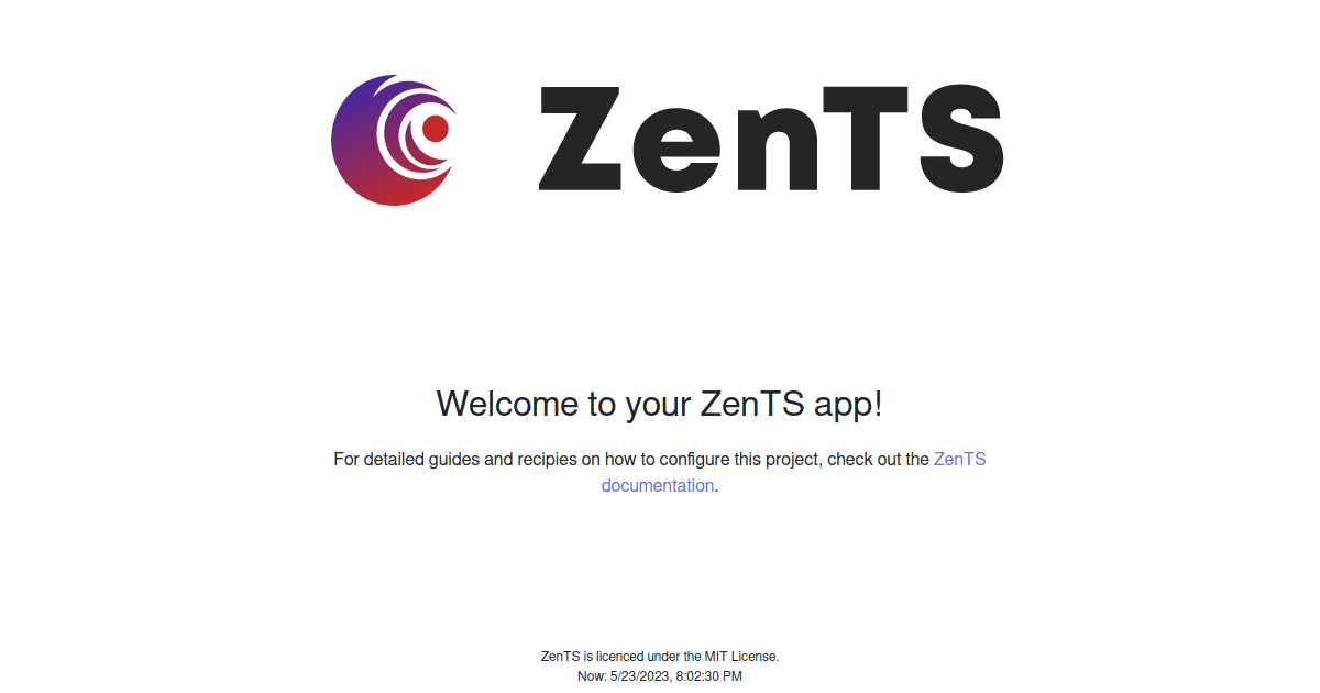 ZenTS Example App (forked) Codesandbox
