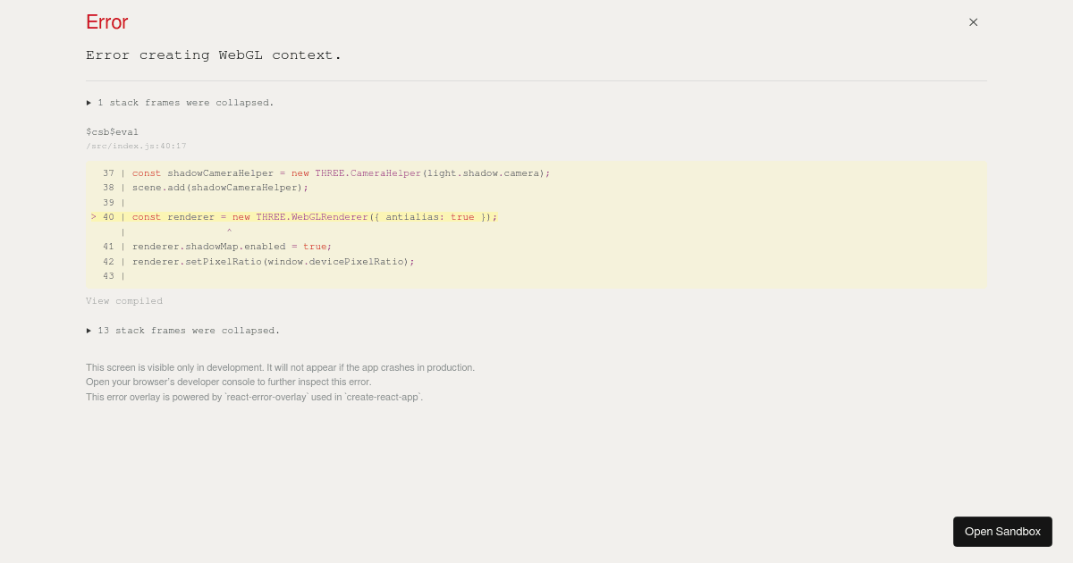 Nuclear tracker test - Codesandbox
