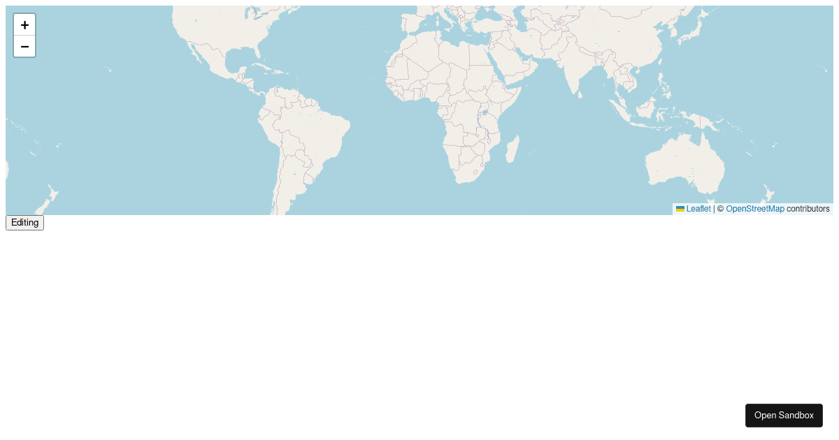 React Leaflet Map with marker - Codesandbox
