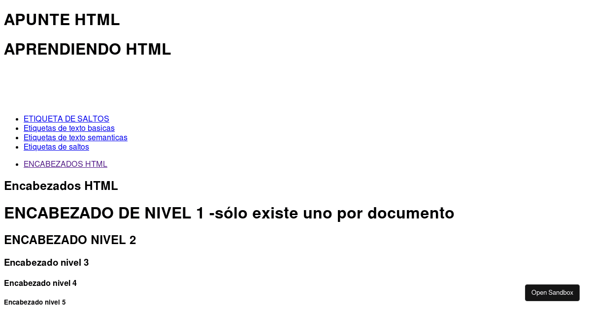 Apunte HARRY HTML (forked) - Codesandbox