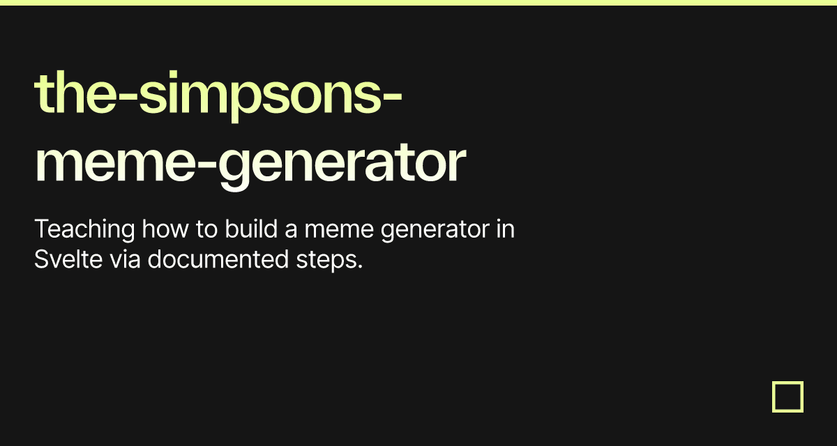 the-simpsons-meme-generator - Codesandbox