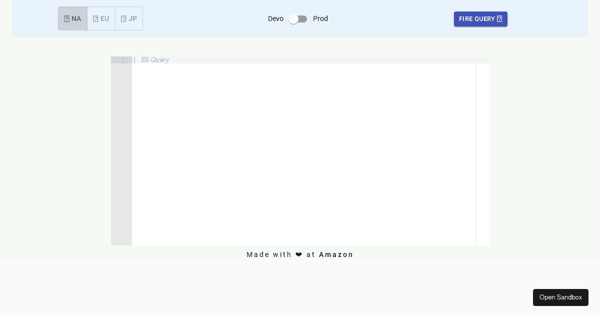 ES Search CLI (forked) - Codesandbox