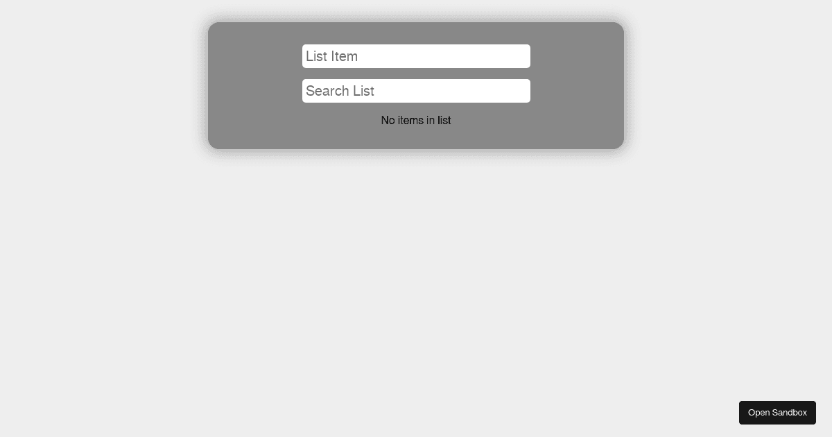 React Challenge 2 & 3 - Codesandbox