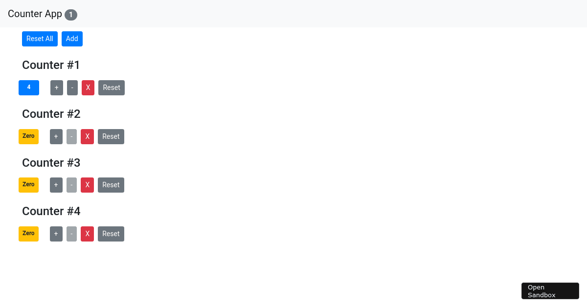 counter-app - Codesandbox