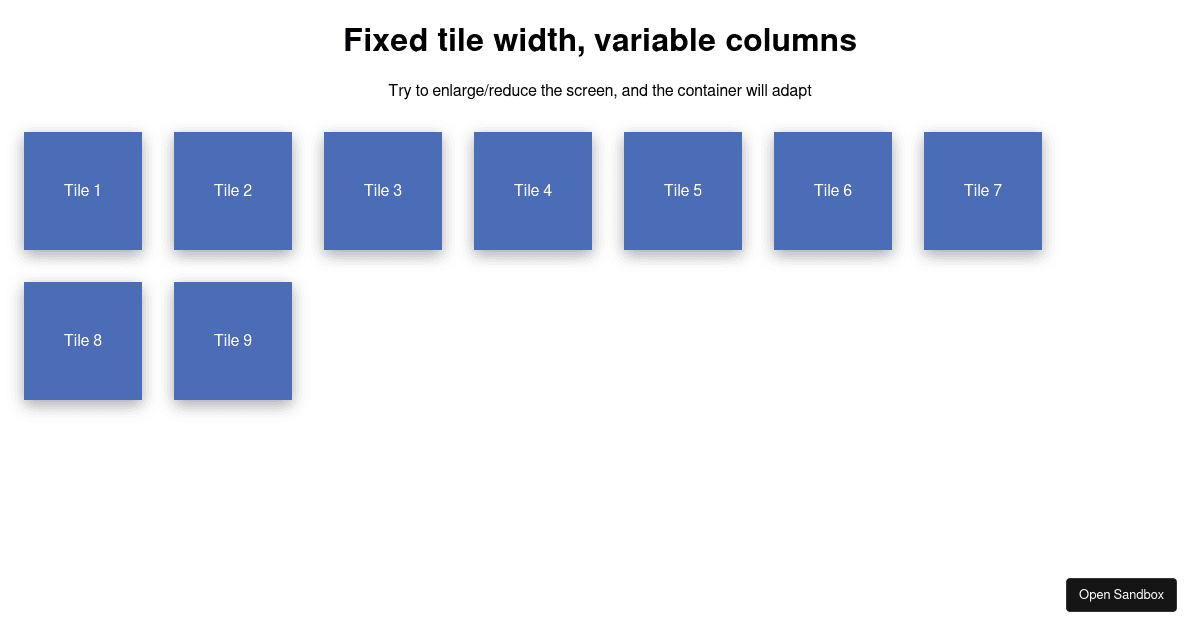 react-tiles-dnd-responsive (forked) - Codesandbox
