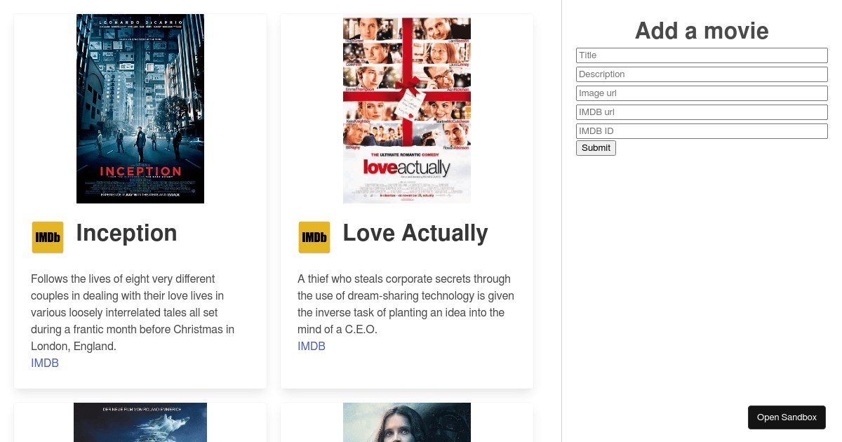 react_movies-list-add-form - Codesandbox