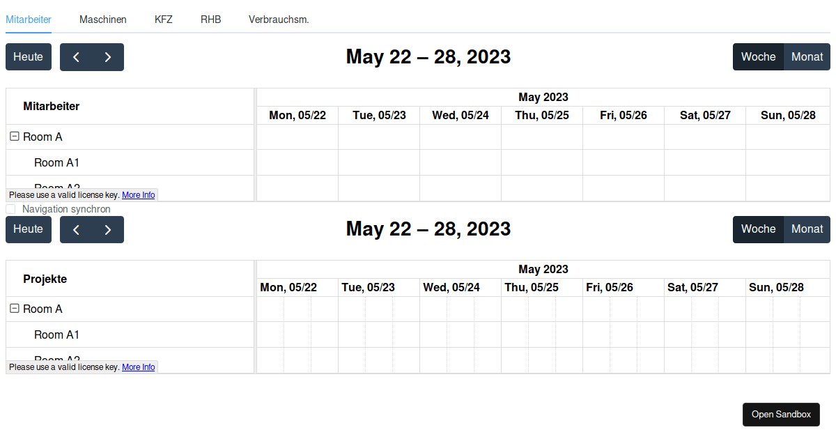 FullCalendar Vue - Codesandbox