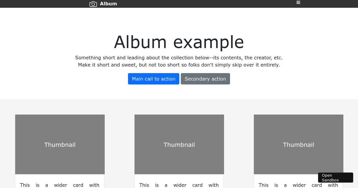 bootstrapppp - Codesandbox