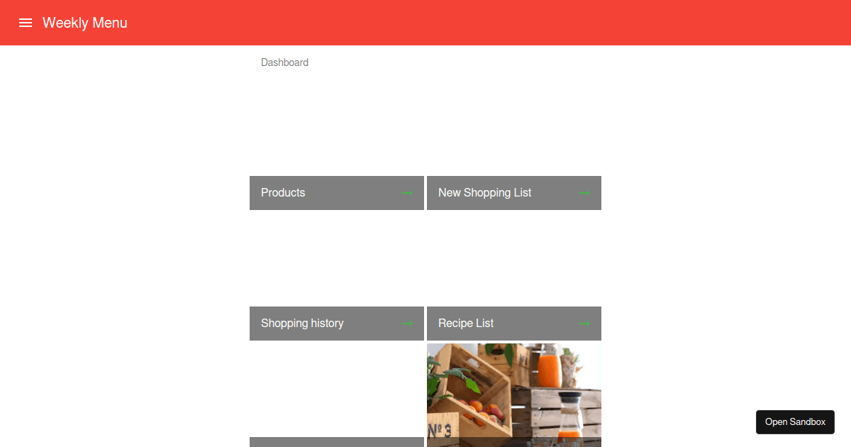 weekly-menu-react - Codesandbox