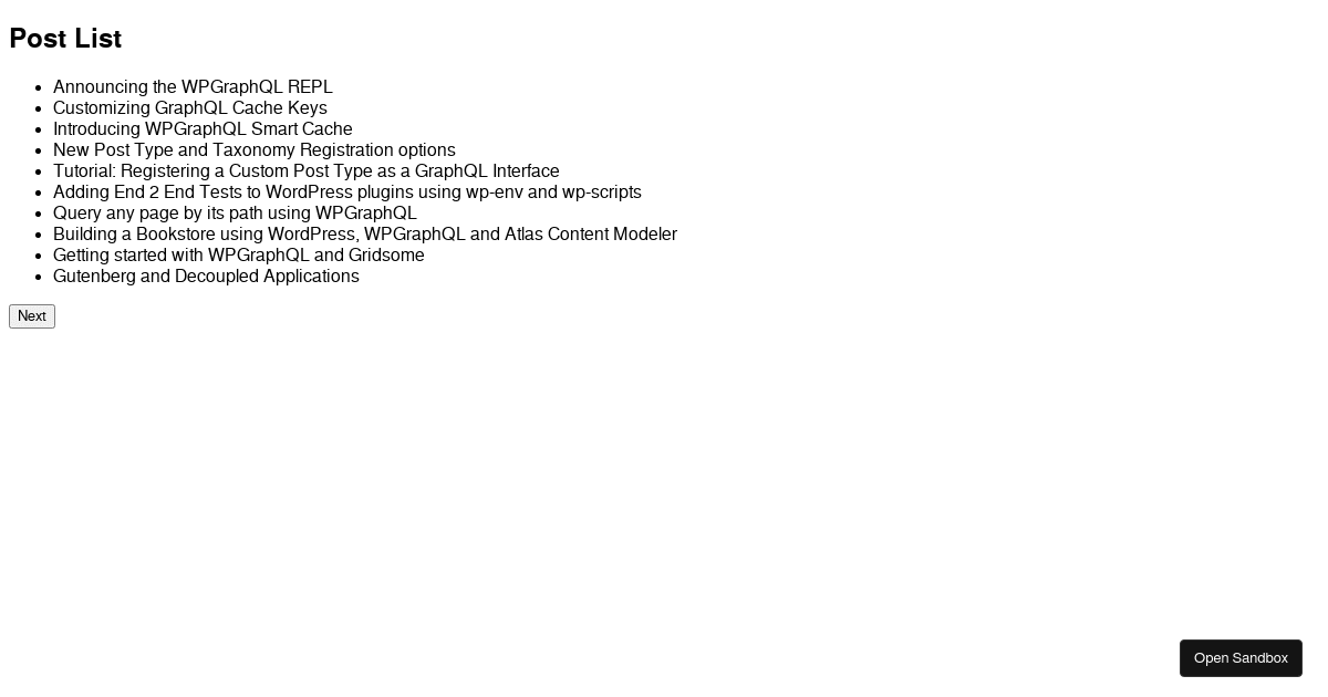 wpgraphqlapolloforwardandbackwardpaginationexampleforked