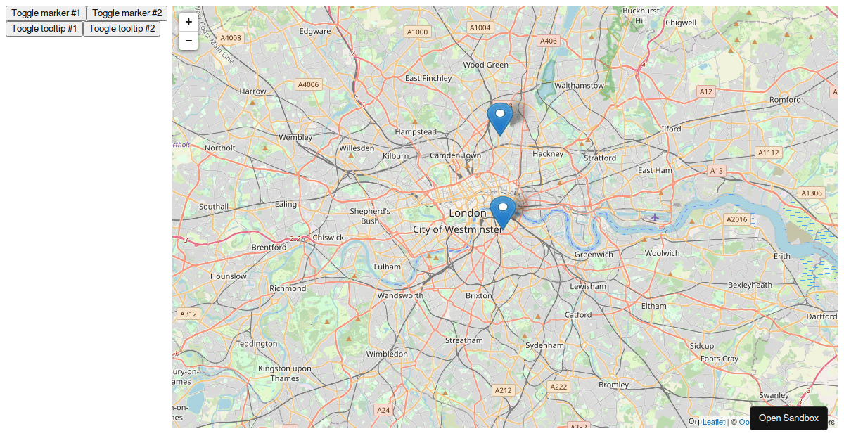 Leaflet bug - Codesandbox