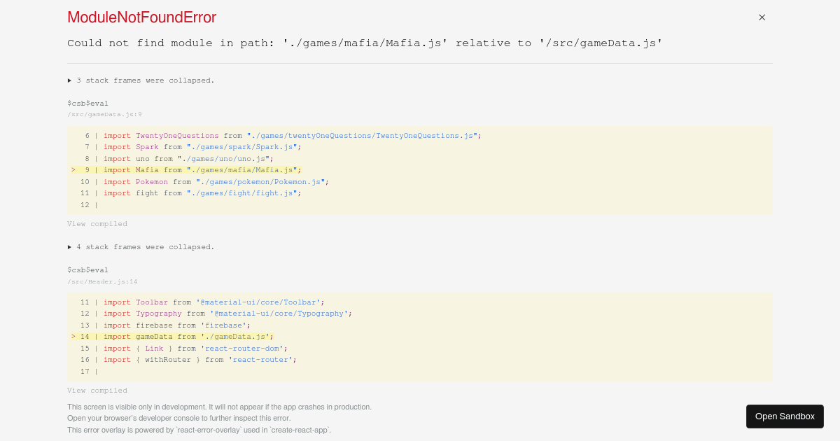 studio-multiplayer-game - Codesandbox