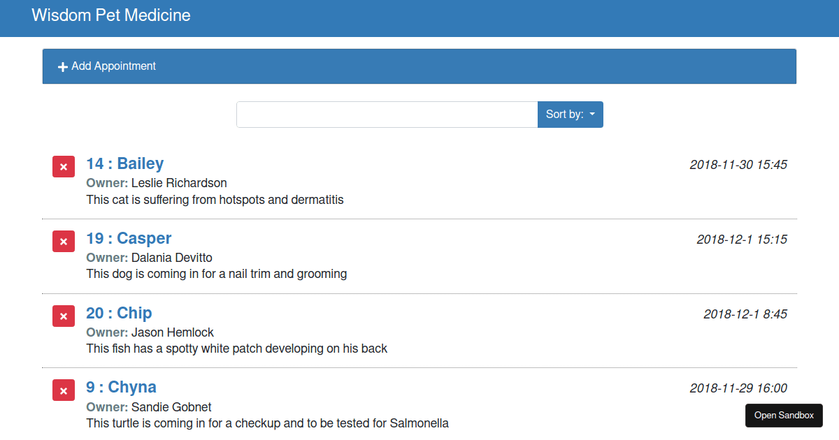 react-interface - Codesandbox