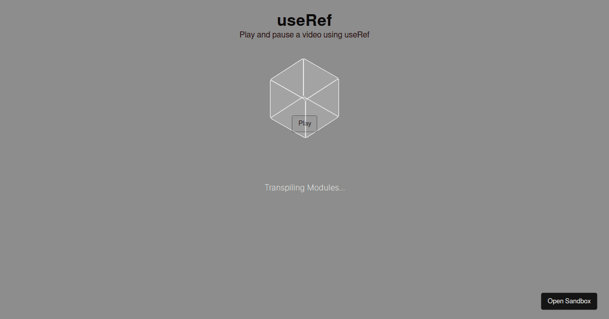 react - Codesandbox