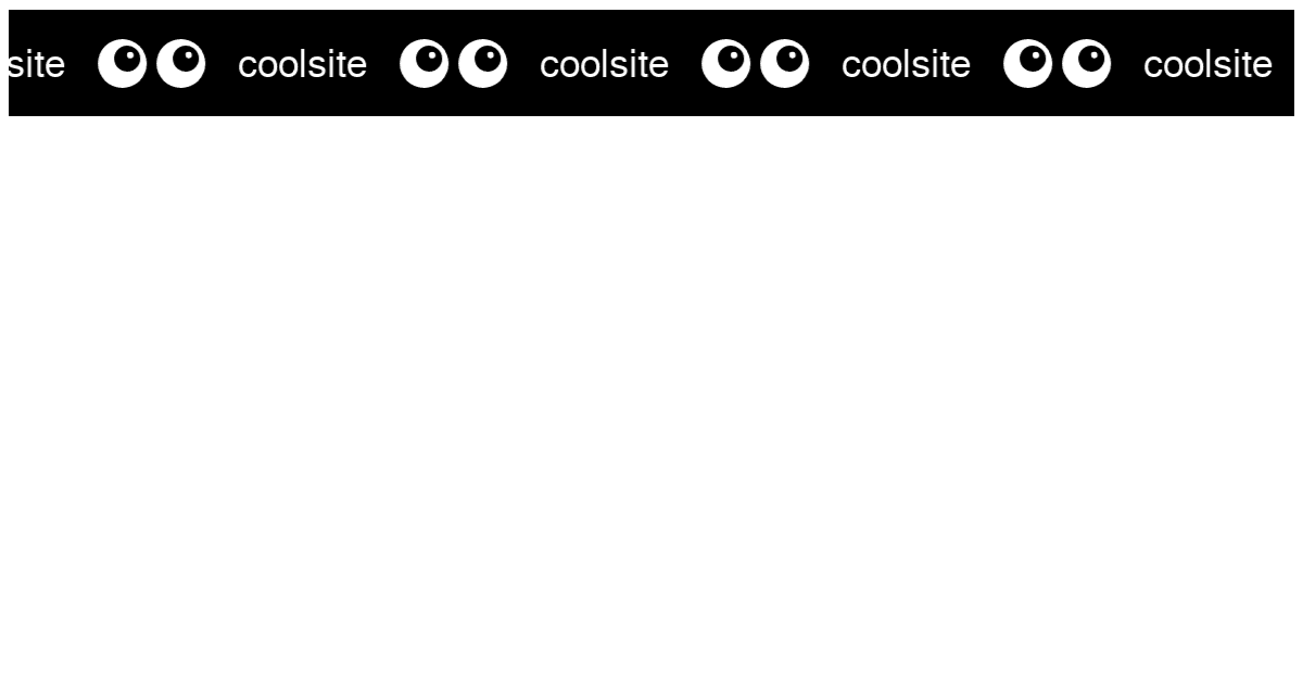 Бегущая строка - Codesandbox