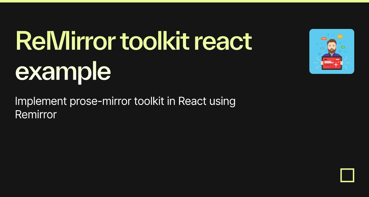 remirror-toolkit-react-example-codesandbox