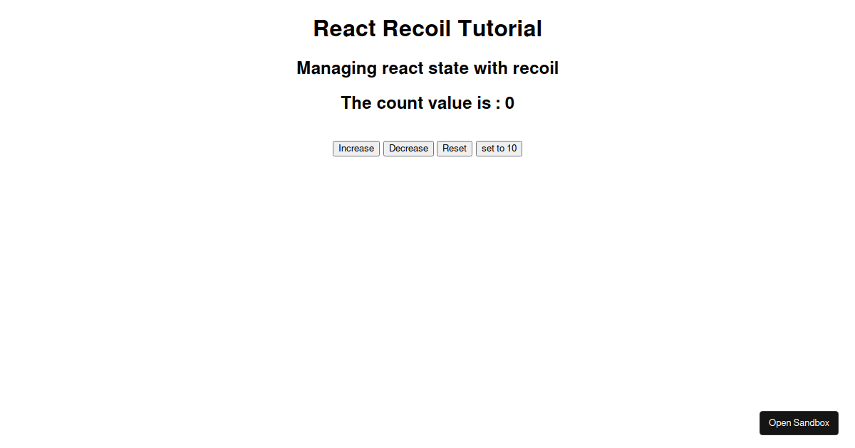 react-recoil-tutorial - Codesandbox