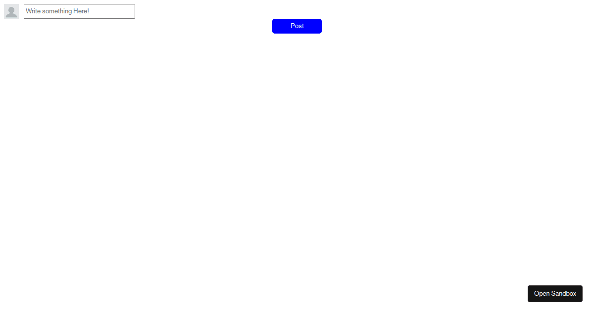 react - Codesandbox
