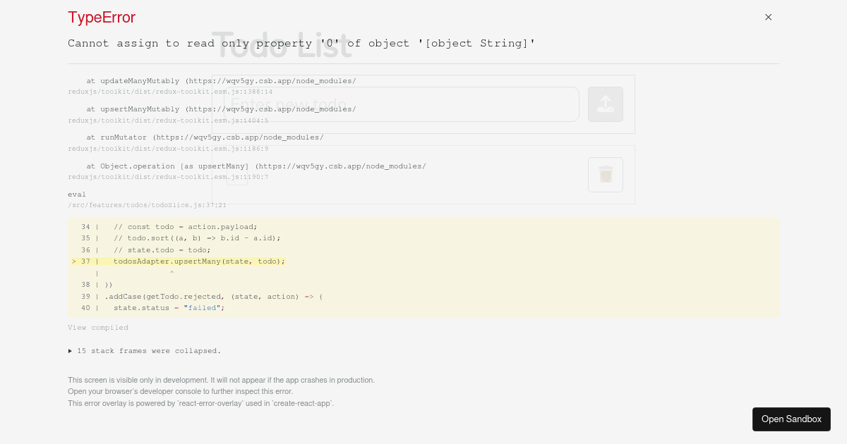 react - Codesandbox