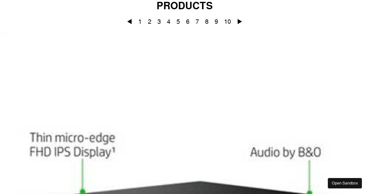 Pagination - Codesandbox