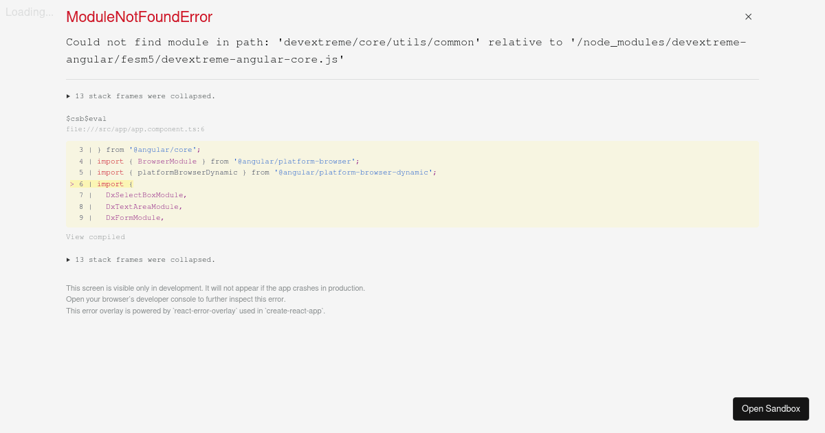 Customize Item - DevExtreme Form - Codesandbox