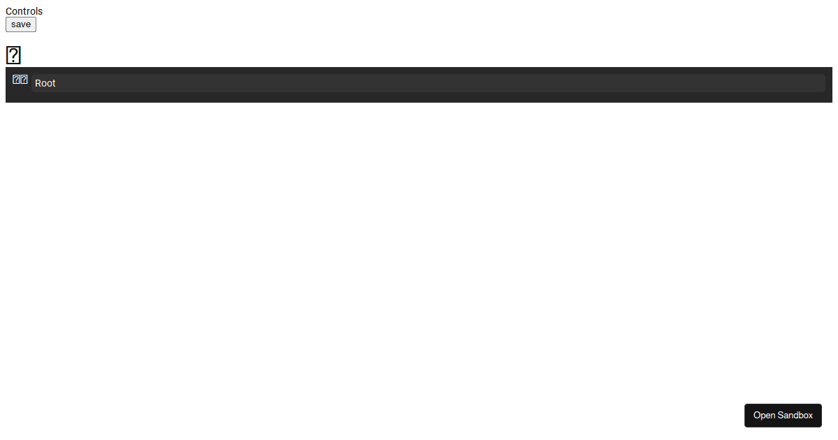 react treeview dnd attempt tree version (forked) - Codesandbox