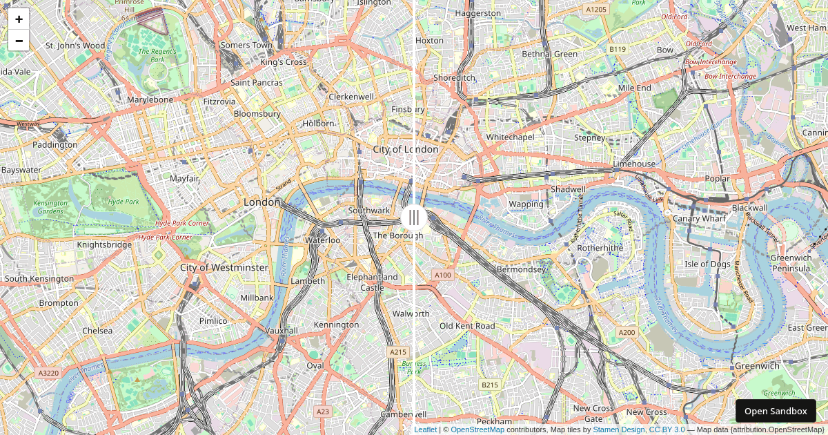 How to change tile layers in react-leaflet v.3.x using leaflet-side-by ...