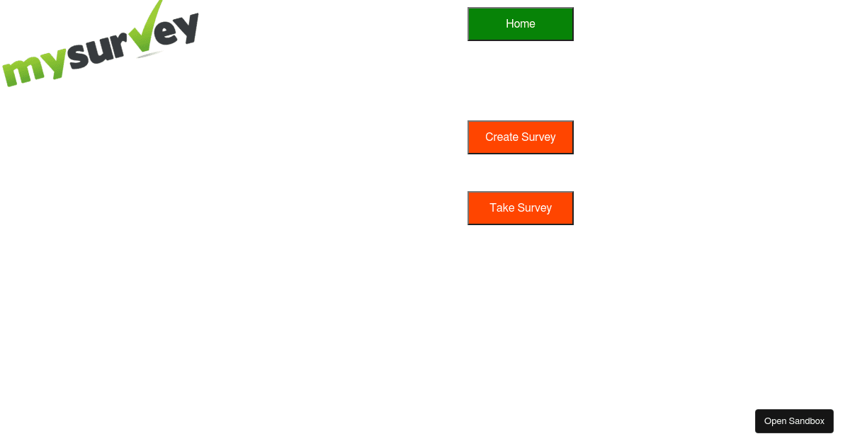 Survey - Codesandbox