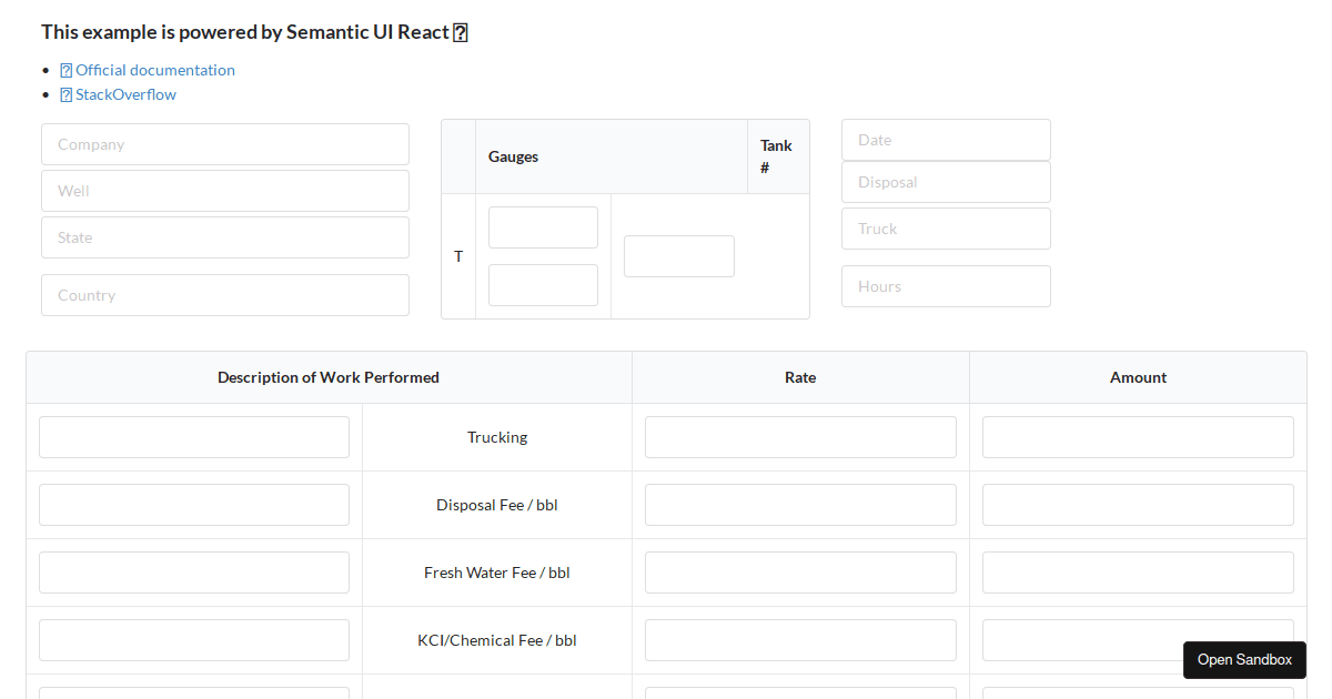 semantic-ui-example - Codesandbox