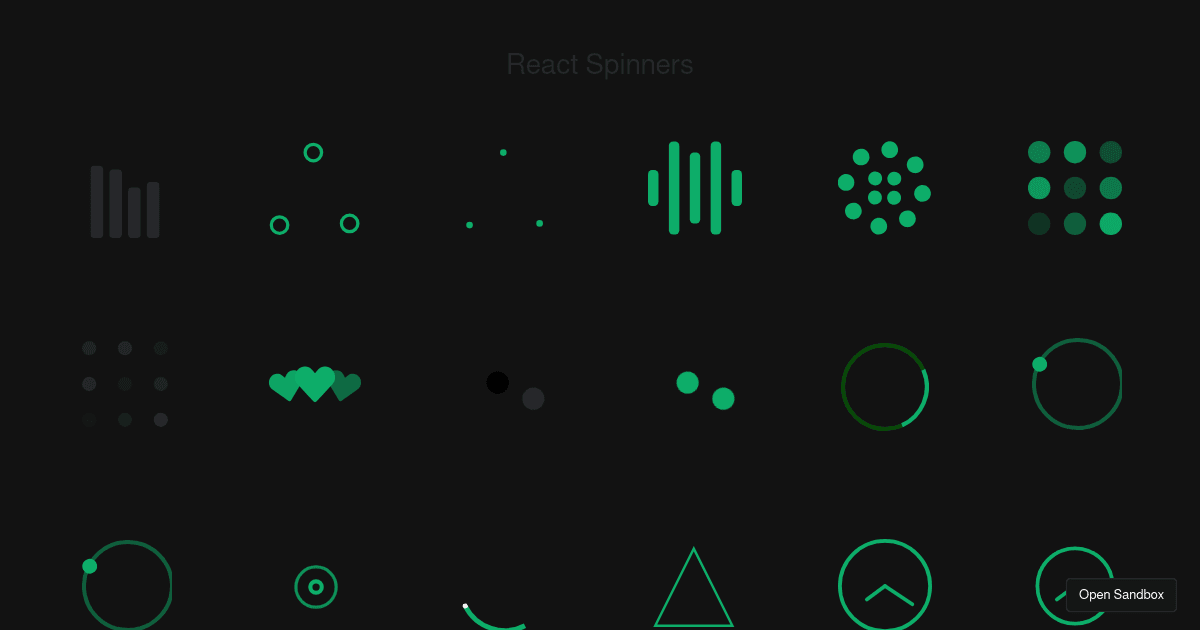 react-loader-spinner (forked) - Codesandbox